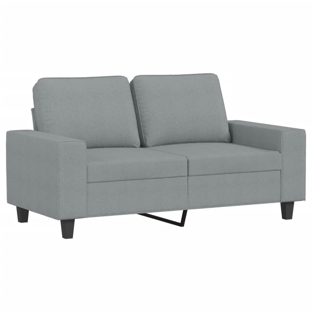3-delige Loungeset stof lichtgrijs is nu te koop bij PeponiXL, paradijselijk wonen!