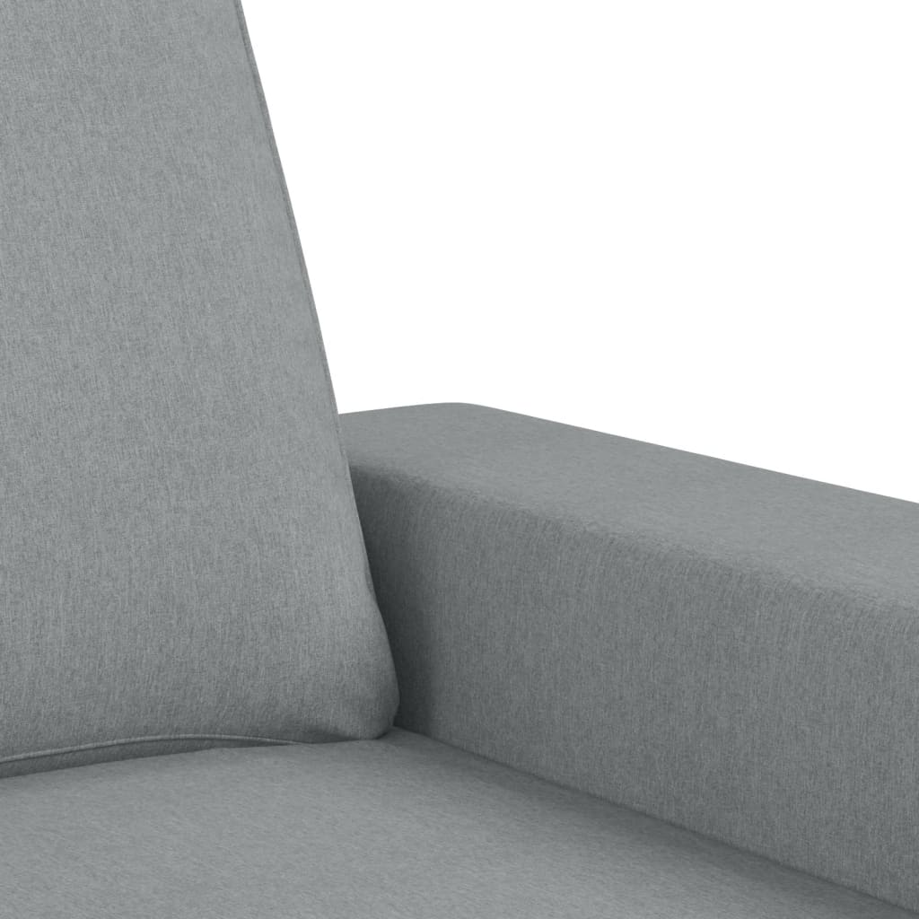 3-delige Loungeset stof lichtgrijs is nu te koop bij PeponiXL, paradijselijk wonen!