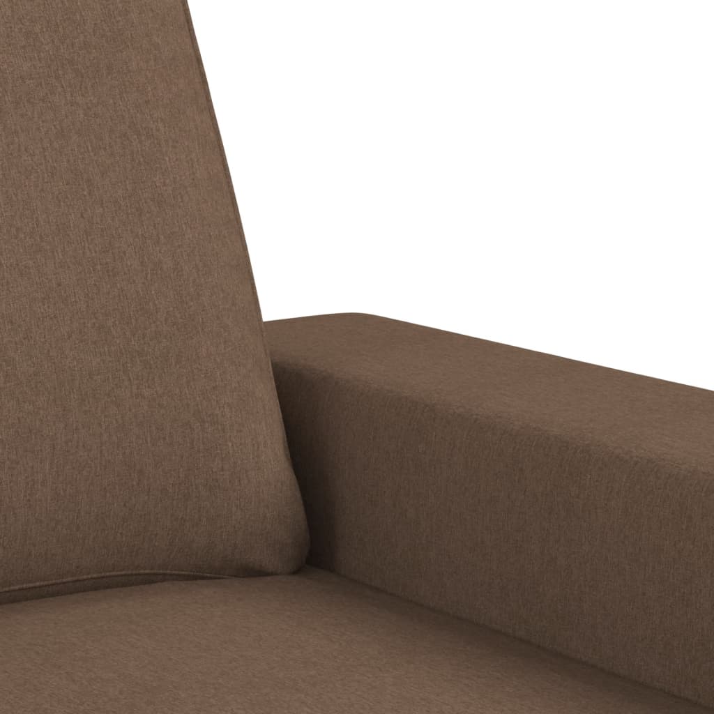3-delige Loungeset stof bruin is nu te koop bij PeponiXL, paradijselijk wonen!