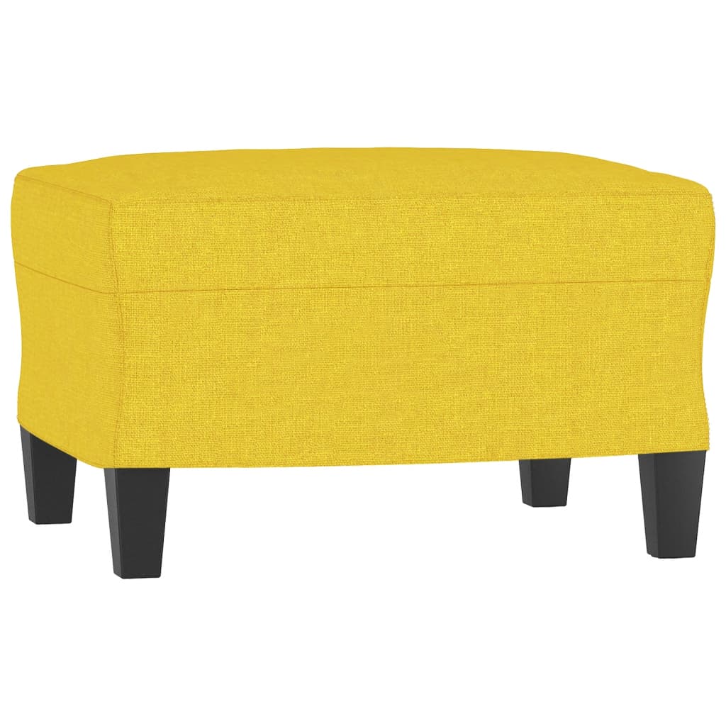 3-delige Loungeset stof lichtgeel is nu te koop bij PeponiXL, paradijselijk wonen!
