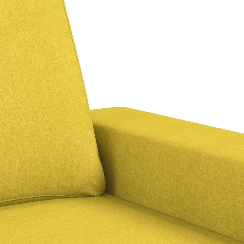 3-delige Loungeset stof lichtgeel is nu te koop bij PeponiXL, paradijselijk wonen!