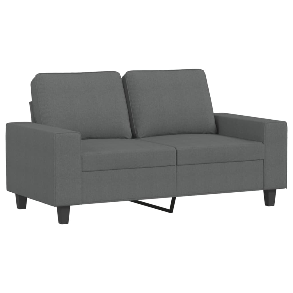 2-delige Loungeset stof donkergrijs is nu te koop bij PeponiXL, paradijselijk wonen!