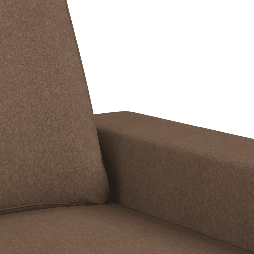 2-delige Loungeset stof bruin is nu te koop bij PeponiXL, paradijselijk wonen!