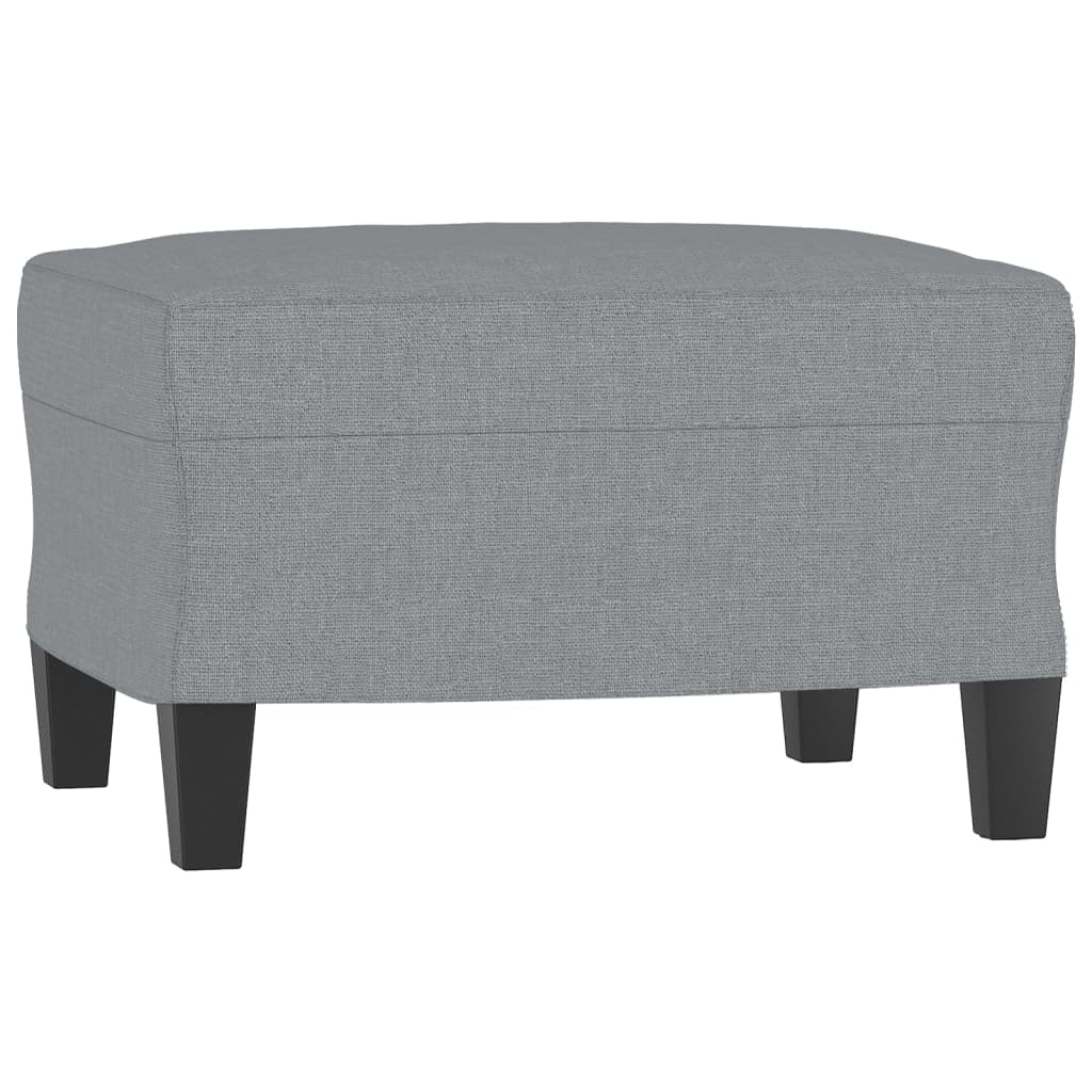3-delige Loungeset stof lichtgrijs is nu te koop bij PeponiXL, paradijselijk wonen!