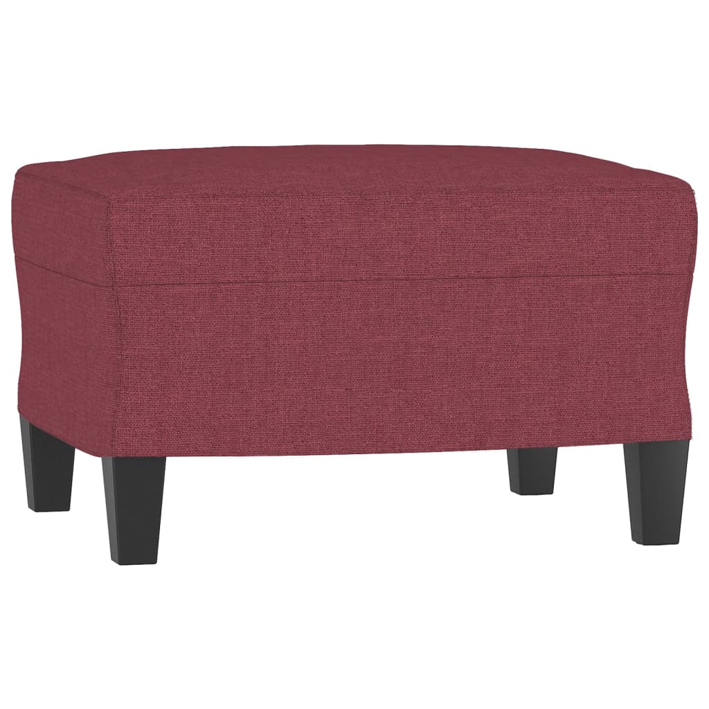 3-delige Loungeset stof wijnrood is nu te koop bij PeponiXL, paradijselijk wonen!