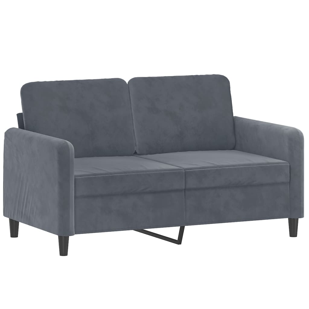 3-delige Loungeset fluweel donkergrijs is nu te koop bij PeponiXL, paradijselijk wonen!