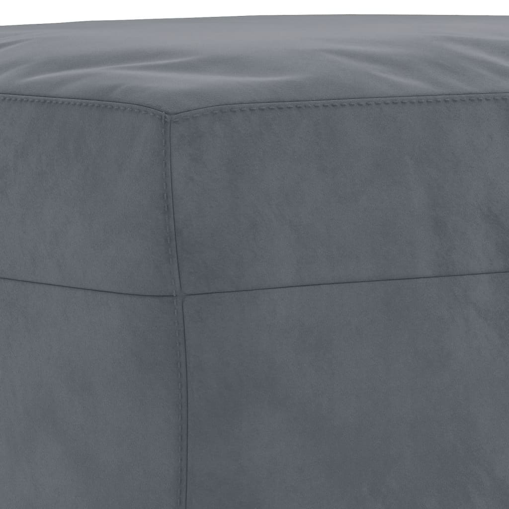 4-delige Loungeset met kussens fluweel donkergrijs is nu te koop bij PeponiXL, paradijselijk wonen!