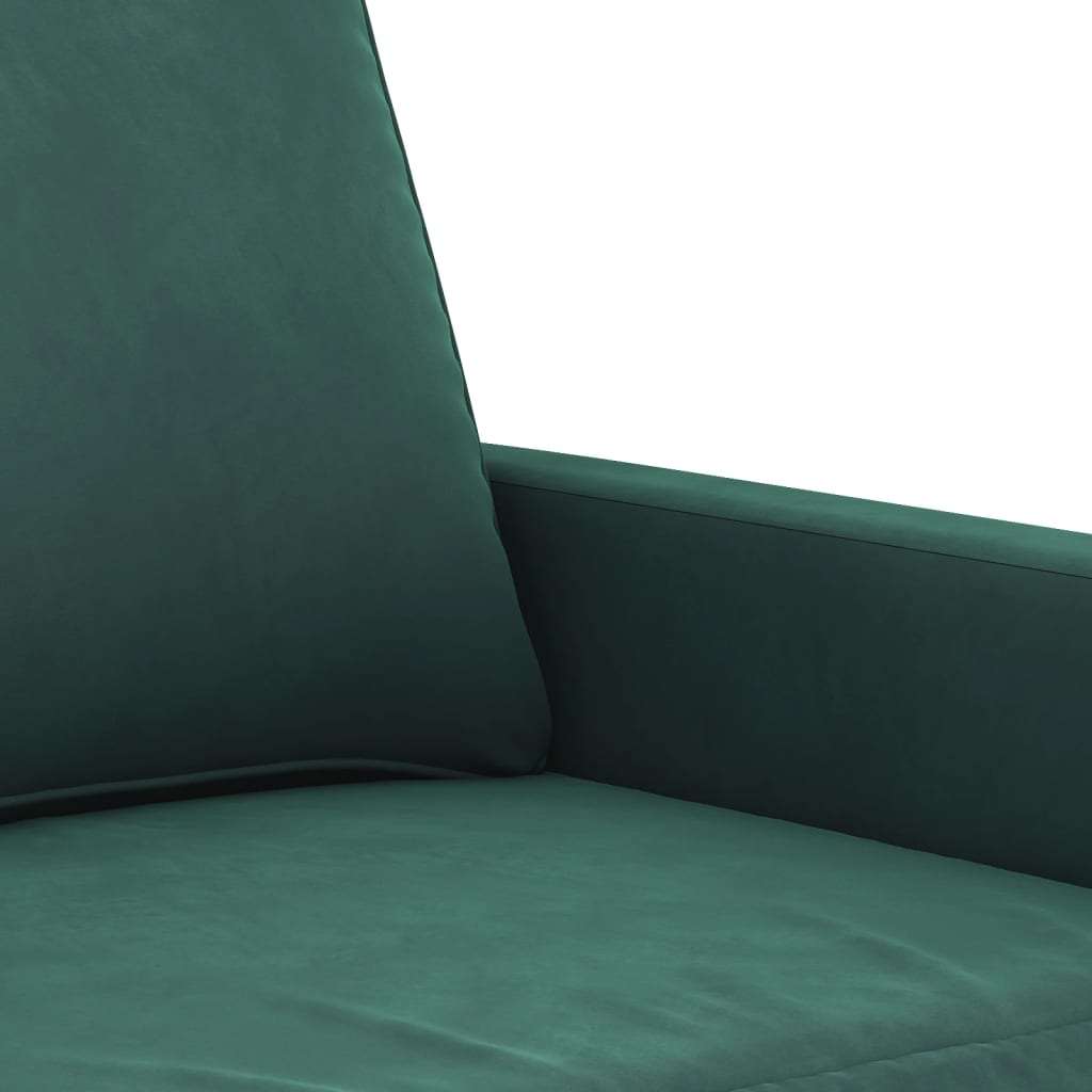 4-delige Loungeset met kussens fluweel donkergroen is nu te koop bij PeponiXL, paradijselijk wonen!