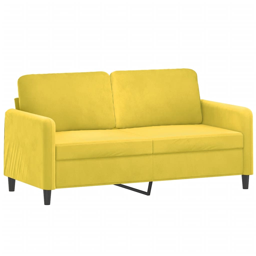 3-delige Loungeset fluweel geel is nu te koop bij PeponiXL, paradijselijk wonen!