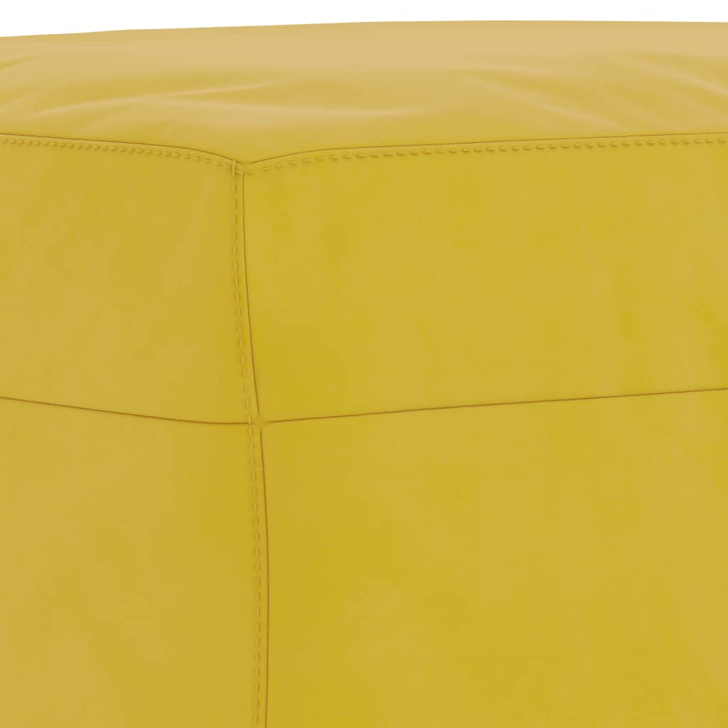 3-delige Loungeset met kussens fluweel geel is nu te koop bij PeponiXL, paradijselijk wonen!