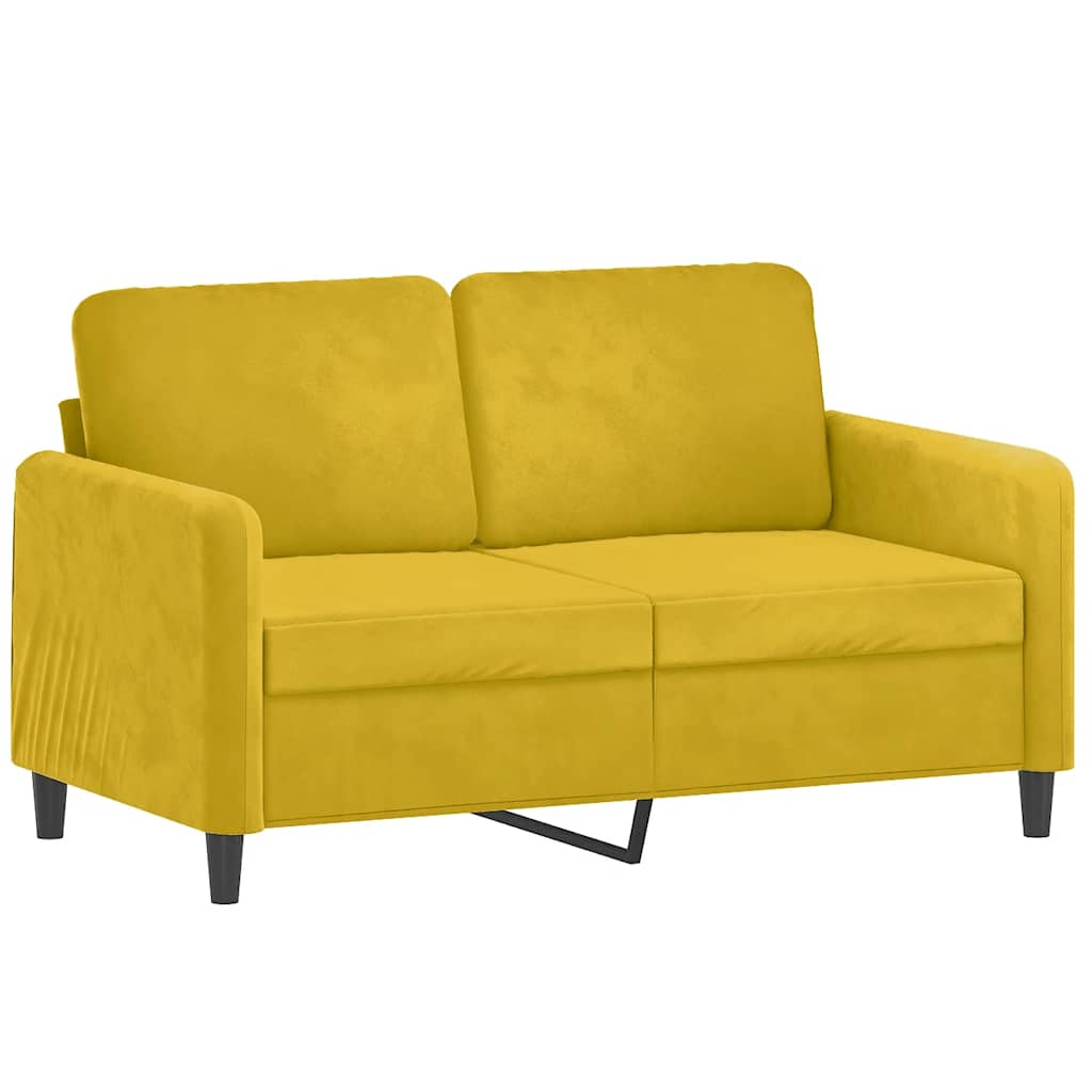 3-delige Loungeset fluweel geel is nu te koop bij PeponiXL, paradijselijk wonen!