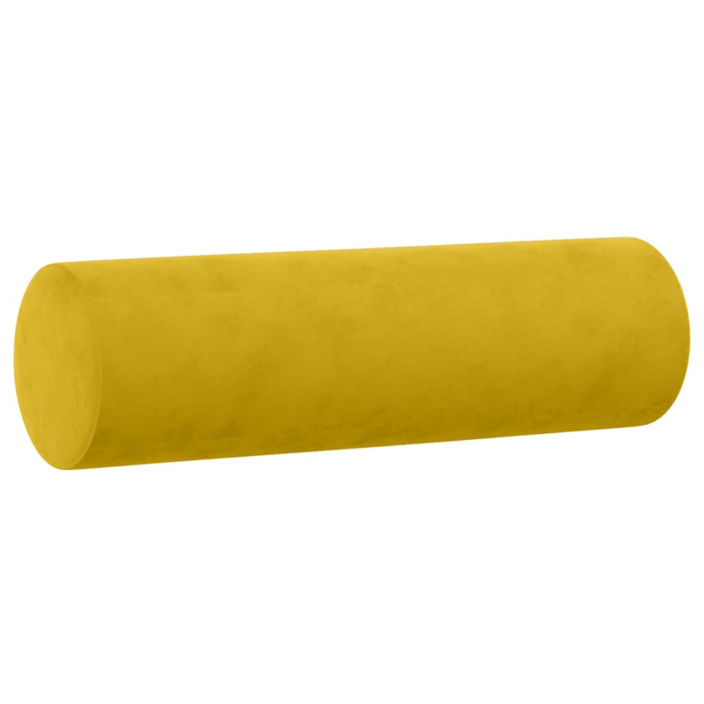 3-delige Loungeset met kussens fluweel geel is nu te koop bij PeponiXL, paradijselijk wonen!