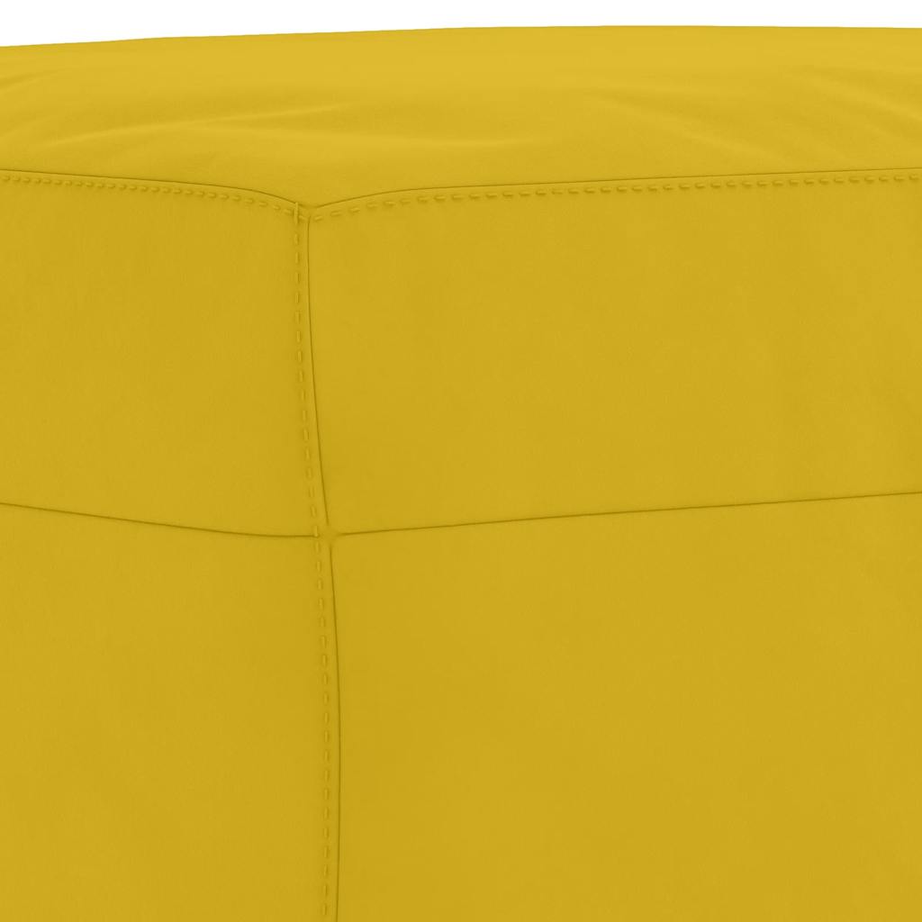 3-delige Loungeset met kussens fluweel geel is nu te koop bij PeponiXL, paradijselijk wonen!