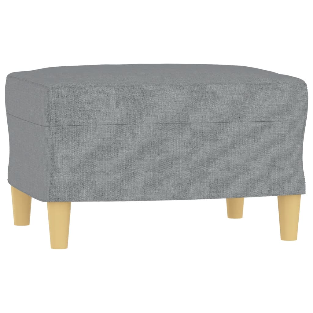 4-delige Loungeset met kussens stof lichtgrijs is nu te koop bij PeponiXL, paradijselijk wonen!
