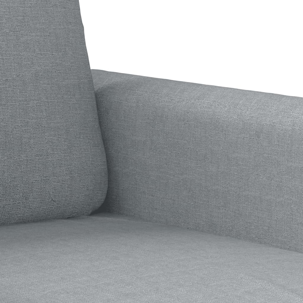 4-delige Loungeset met kussens stof lichtgrijs is nu te koop bij PeponiXL, paradijselijk wonen!