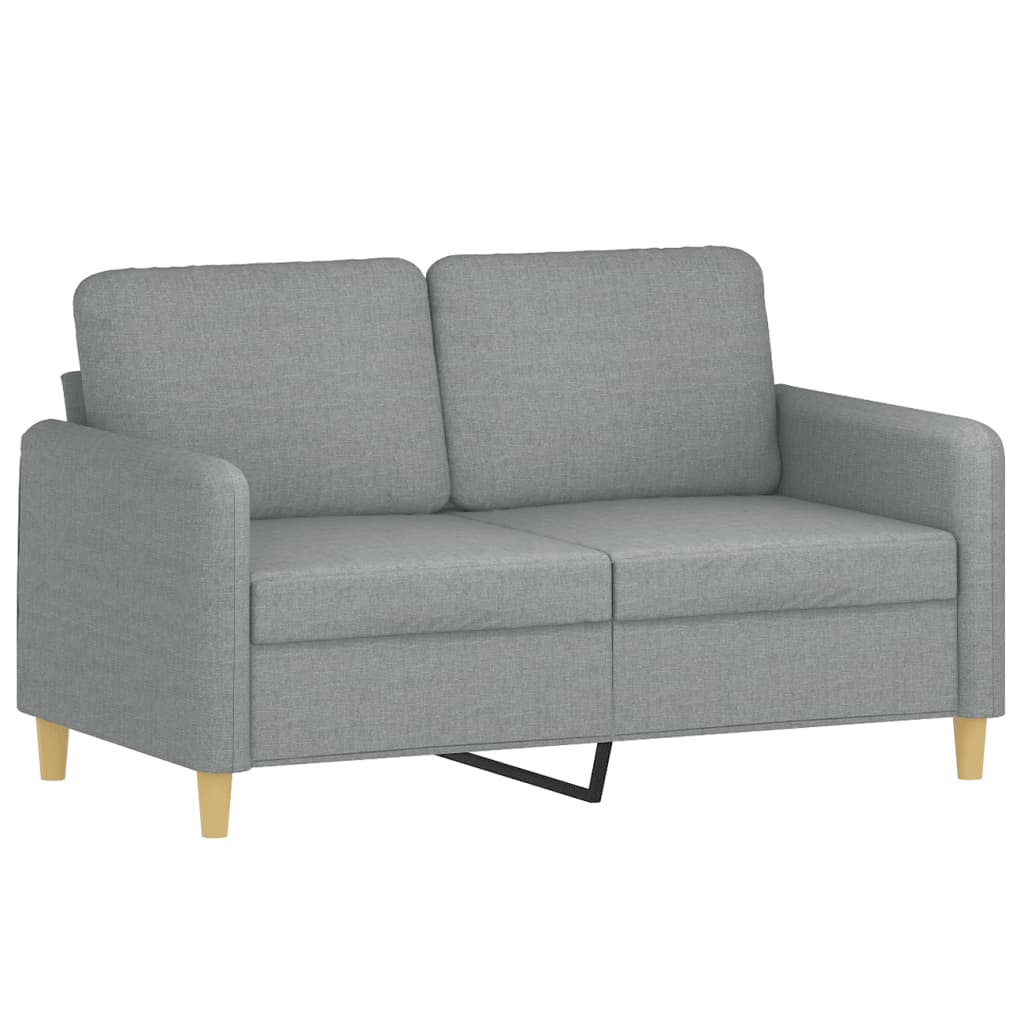 3-delige Loungeset met kussens stof lichtgrijs is nu te koop bij PeponiXL, paradijselijk wonen!