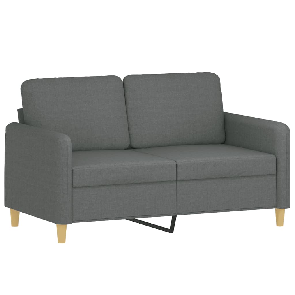 2-delige Loungeset met kussens stof donkergrijs is nu te koop bij PeponiXL, paradijselijk wonen!