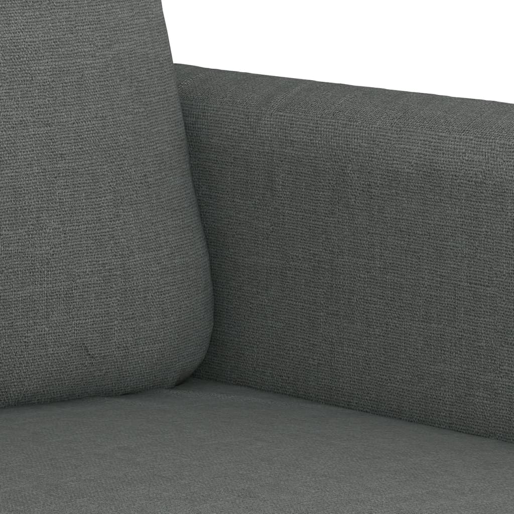 3-delige Loungeset met kussens stof donkergrijs is nu te koop bij PeponiXL, paradijselijk wonen!
