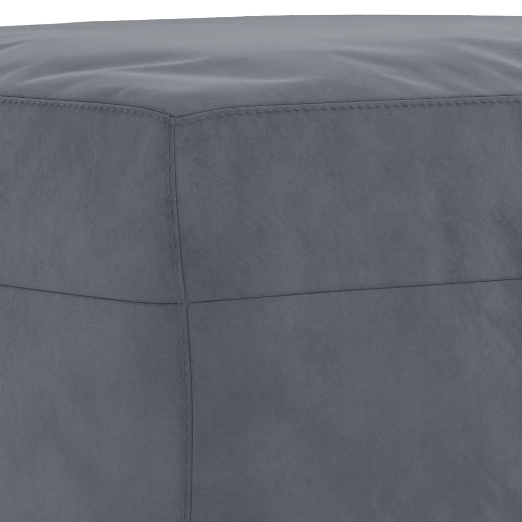 4-delige Loungeset met kussens fluweel donkergrijs is nu te koop bij PeponiXL, paradijselijk wonen!