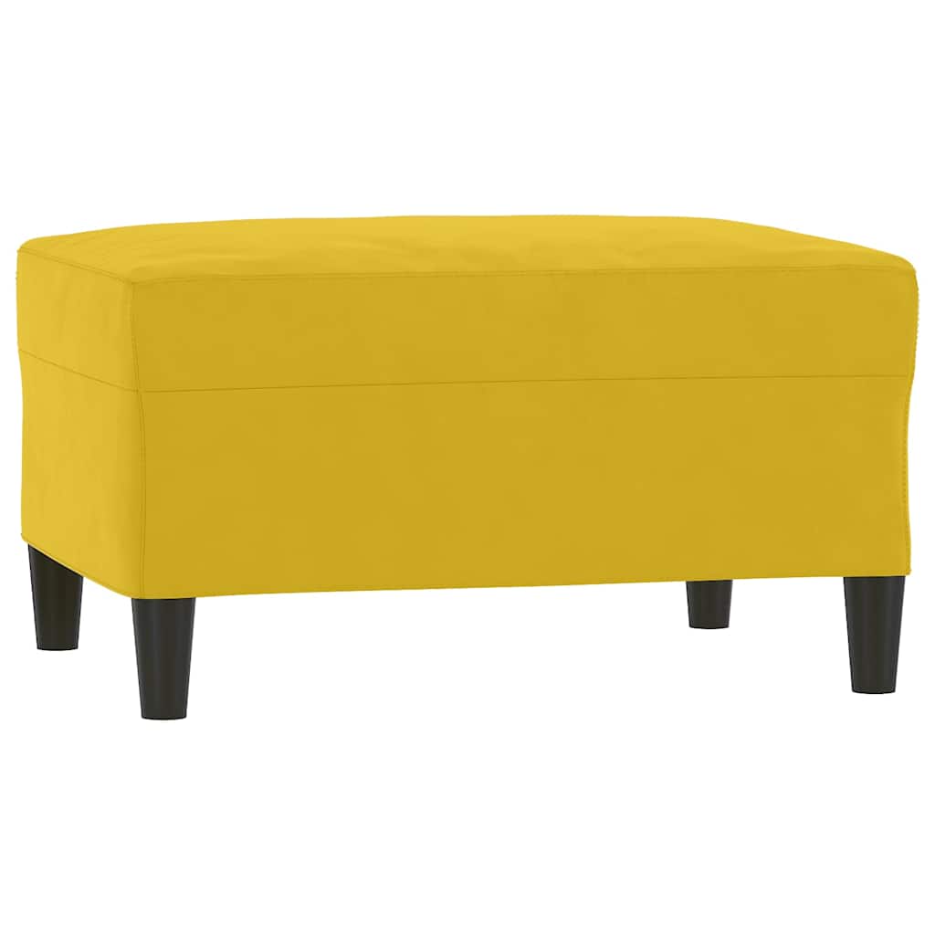 4-delige Loungeset met kussens fluweel geel is nu te koop bij PeponiXL, paradijselijk wonen!