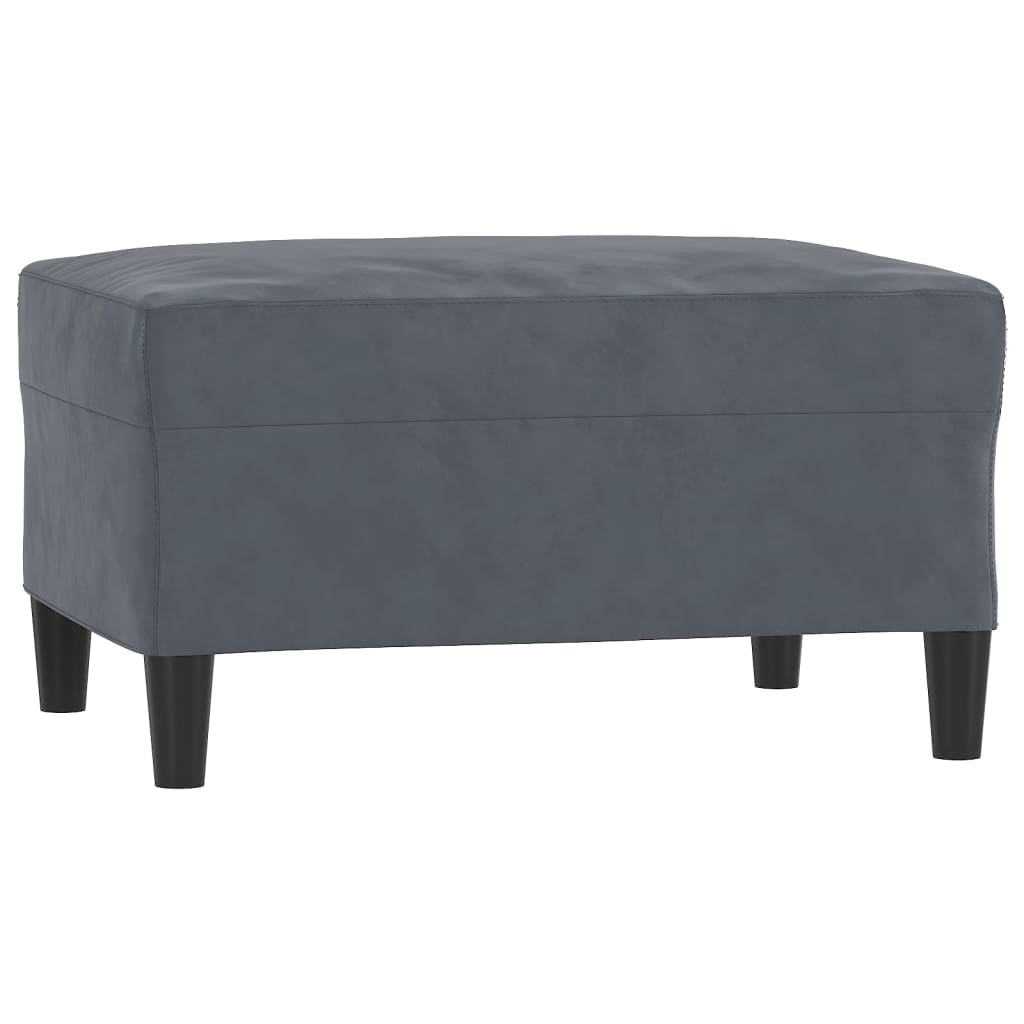4-delige Loungeset met kussens fluweel donkergrijs is nu te koop bij PeponiXL, paradijselijk wonen!