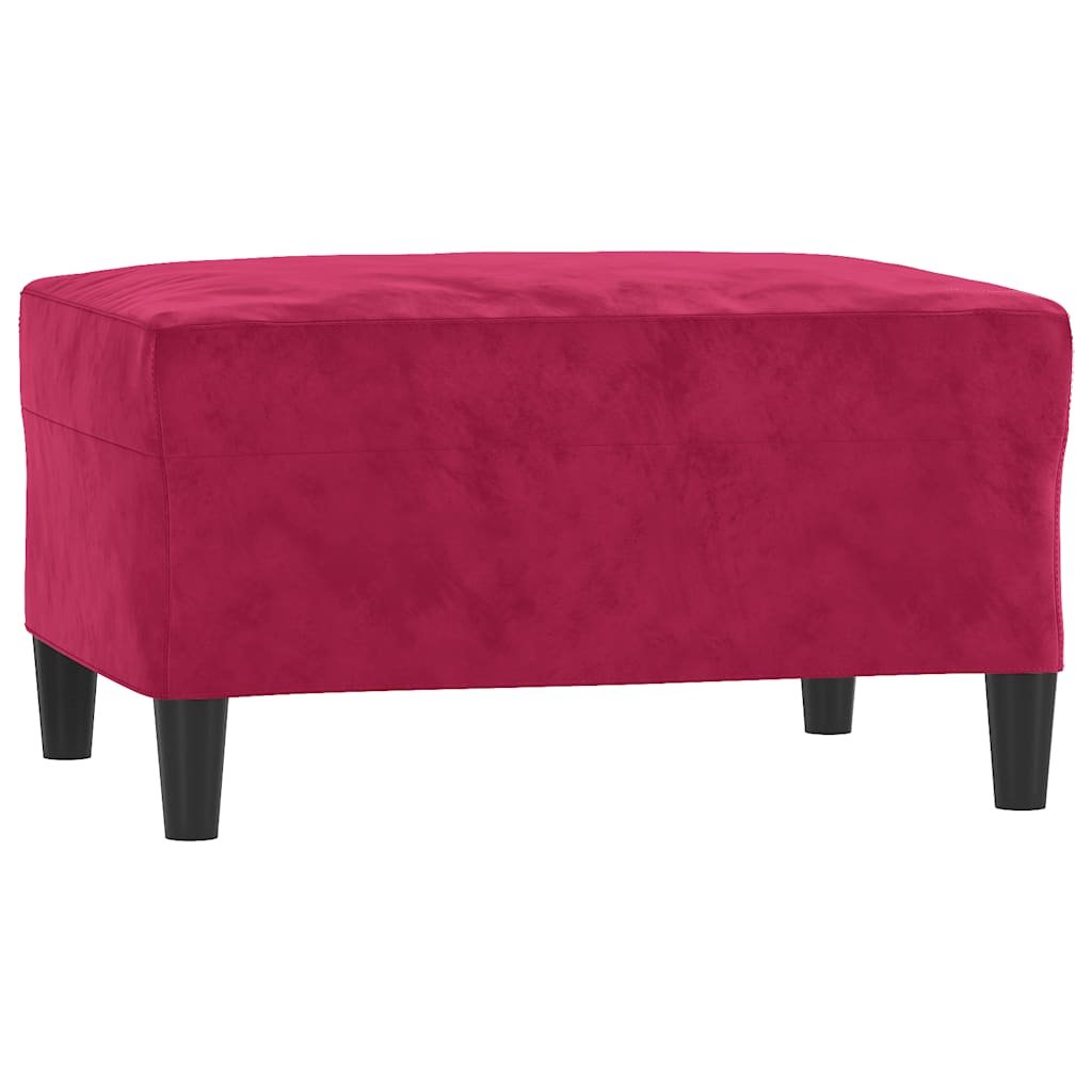 4-delige Loungeset met kussens fluweel wijnrood is nu te koop bij PeponiXL, paradijselijk wonen!