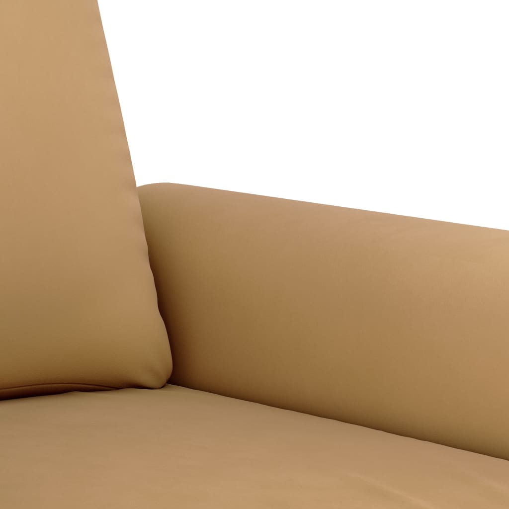 2-delige Loungeset met kussens fluweel bruin is nu te koop bij PeponiXL, paradijselijk wonen!