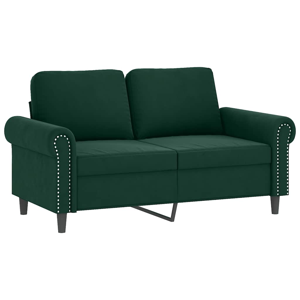 3-delige Loungeset met kussens fluweel donkergroen is nu te koop bij PeponiXL, paradijselijk wonen!