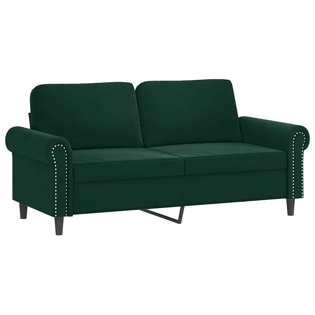 3-delige Loungeset met kussens fluweel donkergroen is nu te koop bij PeponiXL, paradijselijk wonen!