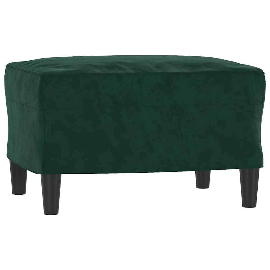 3-delige Loungeset met kussens fluweel donkergroen is nu te koop bij PeponiXL, paradijselijk wonen!