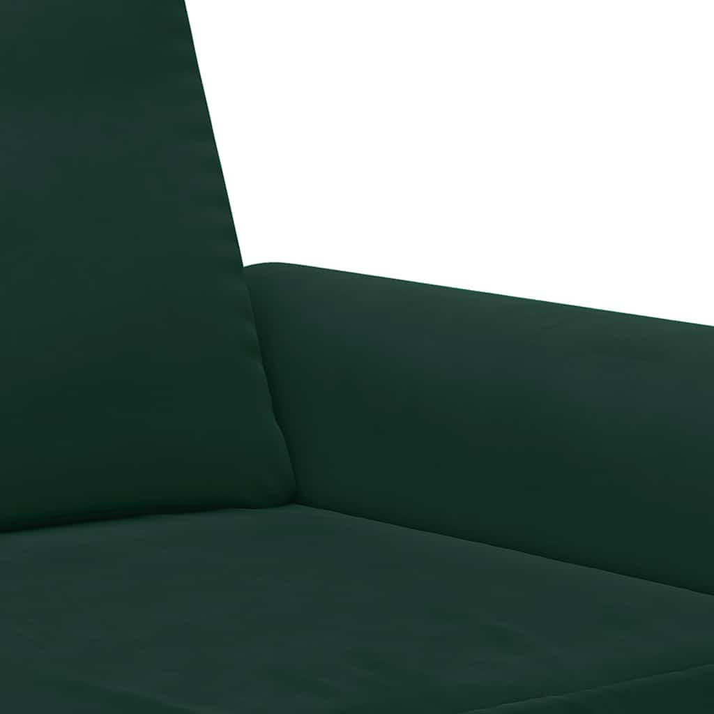 3-delige Loungeset met kussens fluweel donkergroen is nu te koop bij PeponiXL, paradijselijk wonen!