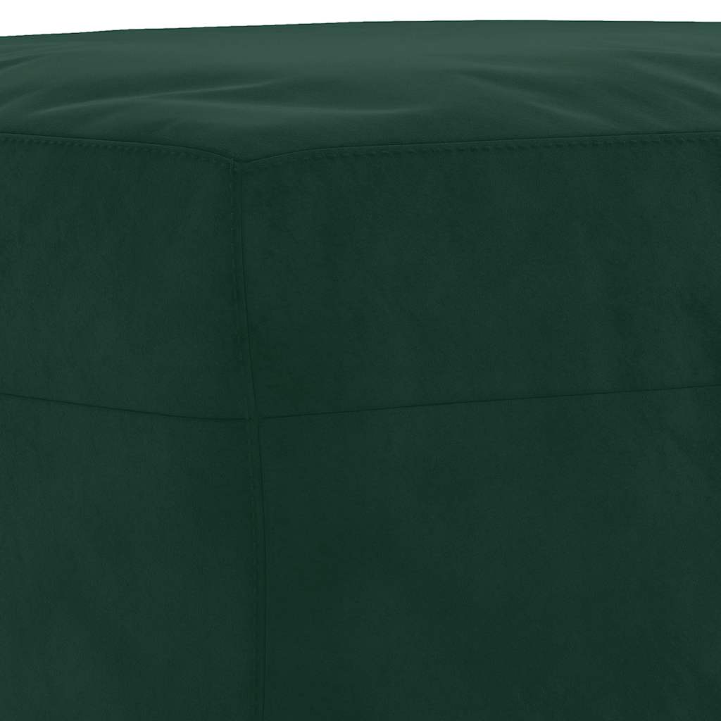 3-delige Loungeset met kussens fluweel donkergroen is nu te koop bij PeponiXL, paradijselijk wonen!
