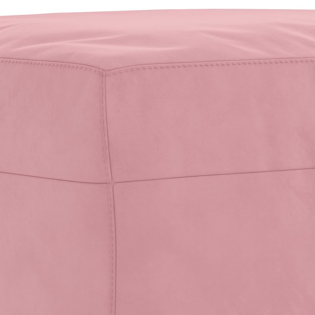 3-delige Loungeset met kussens fluweel roze is nu te koop bij PeponiXL, paradijselijk wonen!