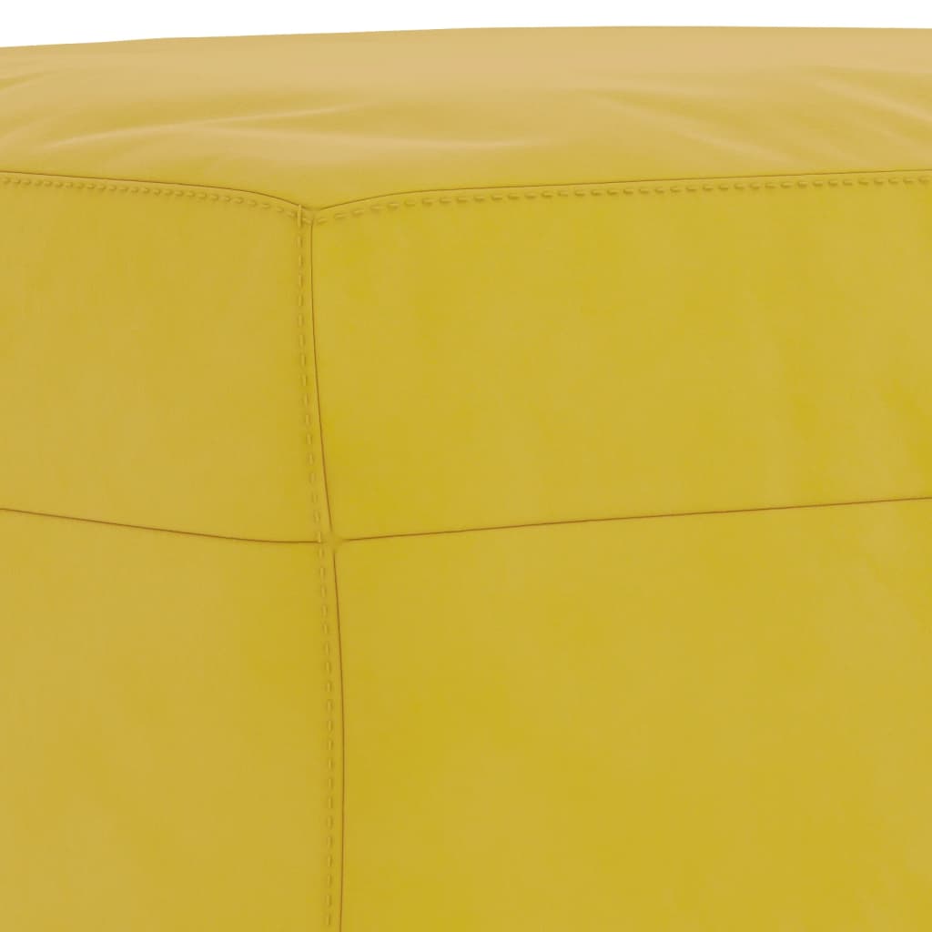 3-delige Loungeset met kussens fluweel geel is nu te koop bij PeponiXL, paradijselijk wonen!