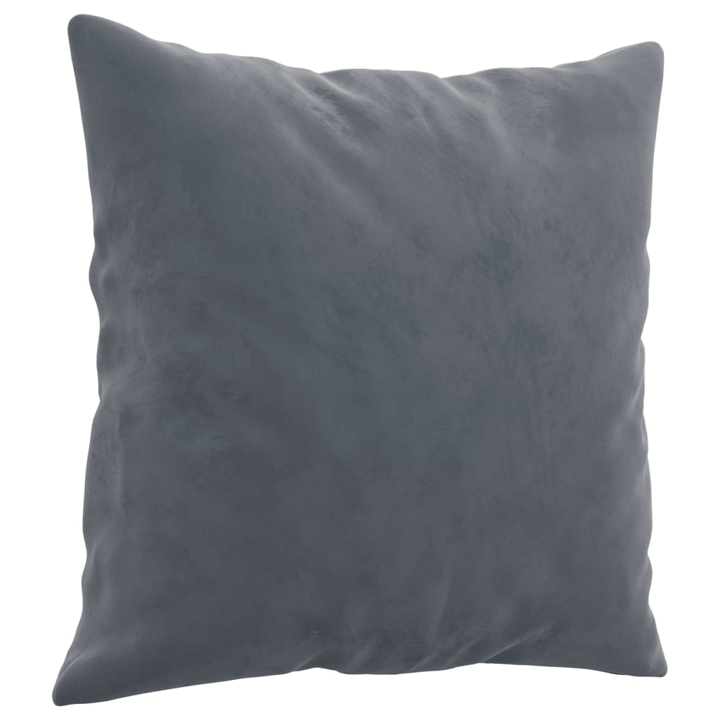 2-delige Loungeset met kussens fluweel donkergrijs is nu te koop bij PeponiXL, paradijselijk wonen!