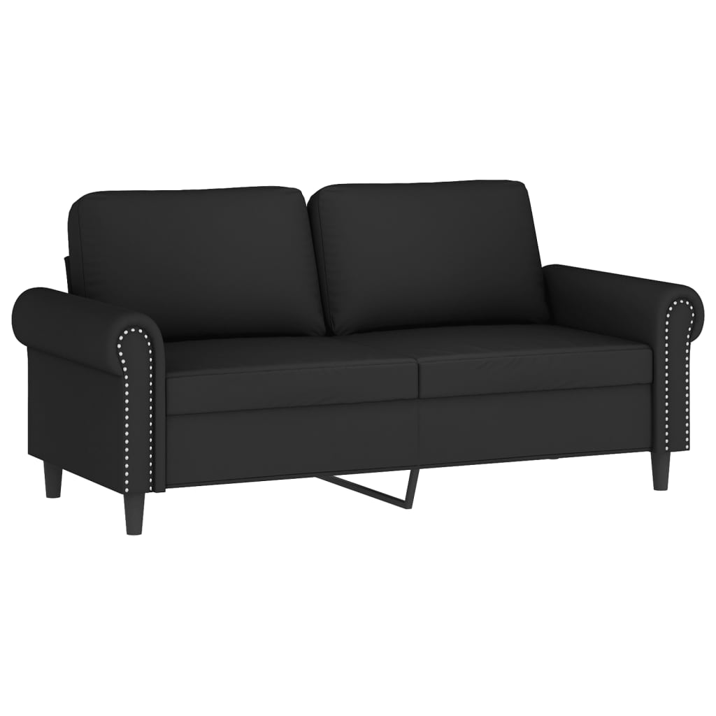 3-delige Loungeset met kussens fluweel zwart is nu te koop bij PeponiXL, paradijselijk wonen!