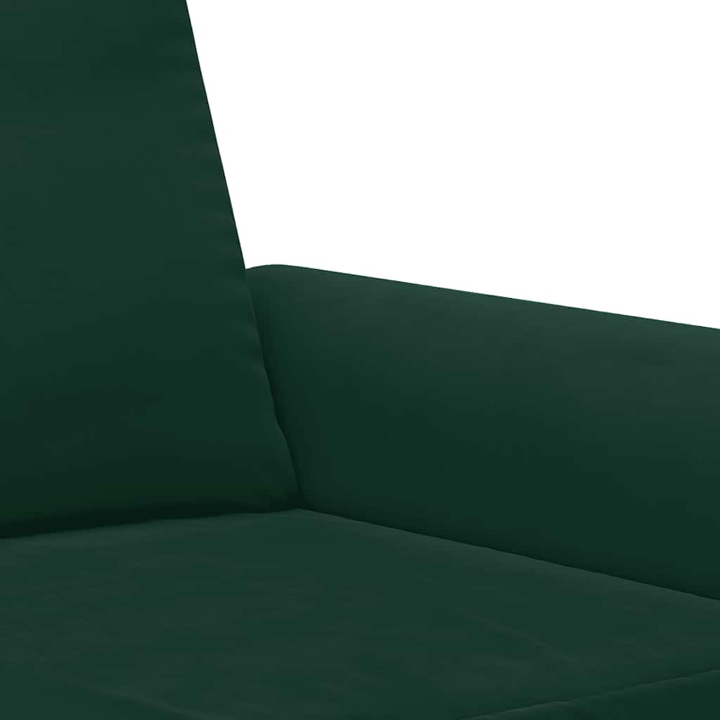 2-delige Loungeset met kussens fluweel donkergroen is nu te koop bij PeponiXL, paradijselijk wonen!