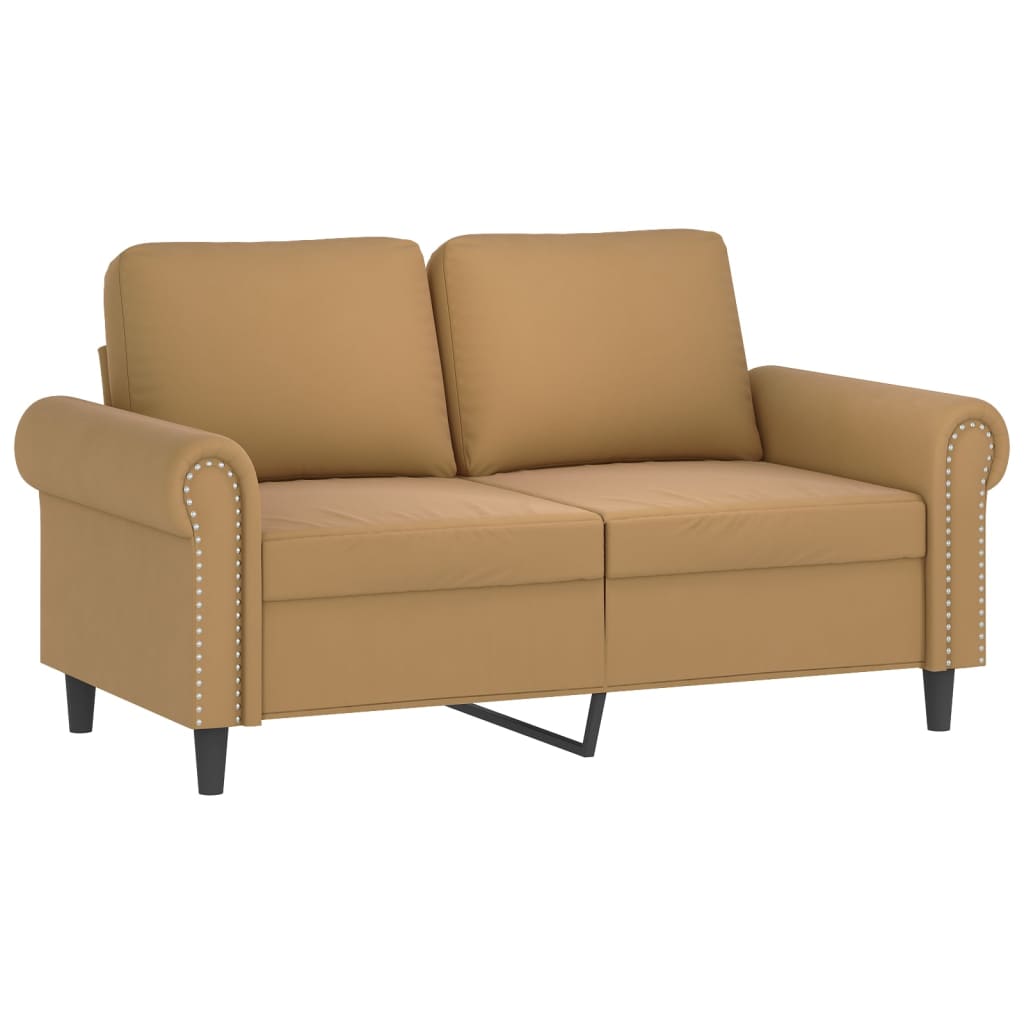 3-delige Loungeset met kussens fluweel bruin is nu te koop bij PeponiXL, paradijselijk wonen!