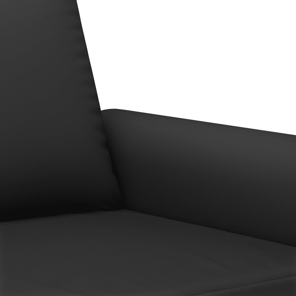 2-delige Loungeset met kussens fluweel zwart is nu te koop bij PeponiXL, paradijselijk wonen!