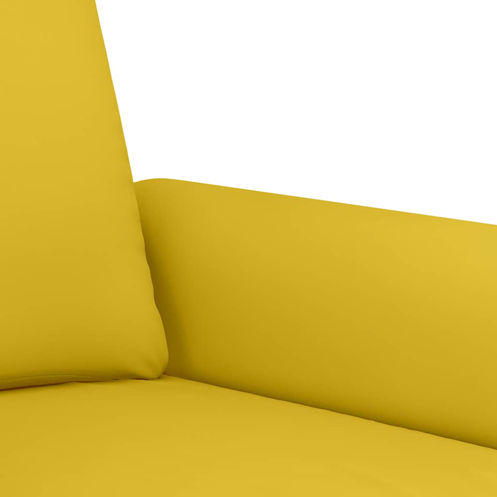 2-delige Loungeset met kussens fluweel geel is nu te koop bij PeponiXL, paradijselijk wonen!