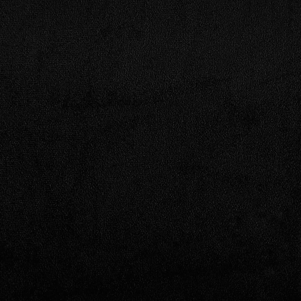 3-delige Loungeset met kussens microvezelstof zwart is nu te koop bij PeponiXL, paradijselijk wonen!