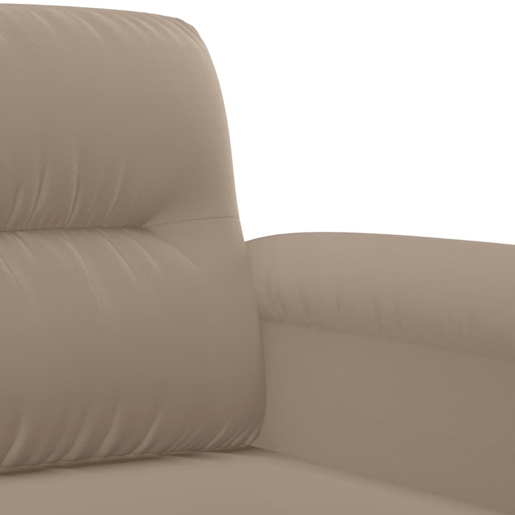 4-delige Loungeset met kussens microvezelstof taupe is nu te koop bij PeponiXL, paradijselijk wonen!