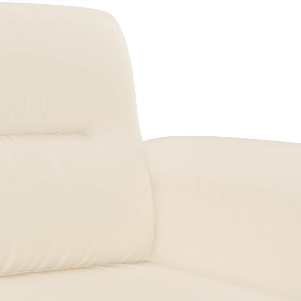 3-delige Loungeset met kussens microvezelstof beige is nu te koop bij PeponiXL, paradijselijk wonen!