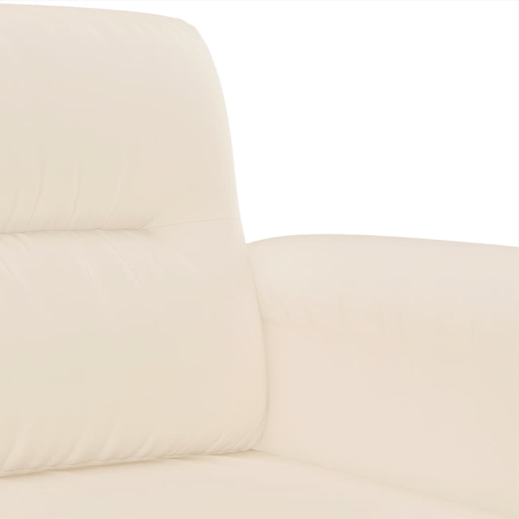 2-delige Loungeset met kussens microvezelstof beige is nu te koop bij PeponiXL, paradijselijk wonen!