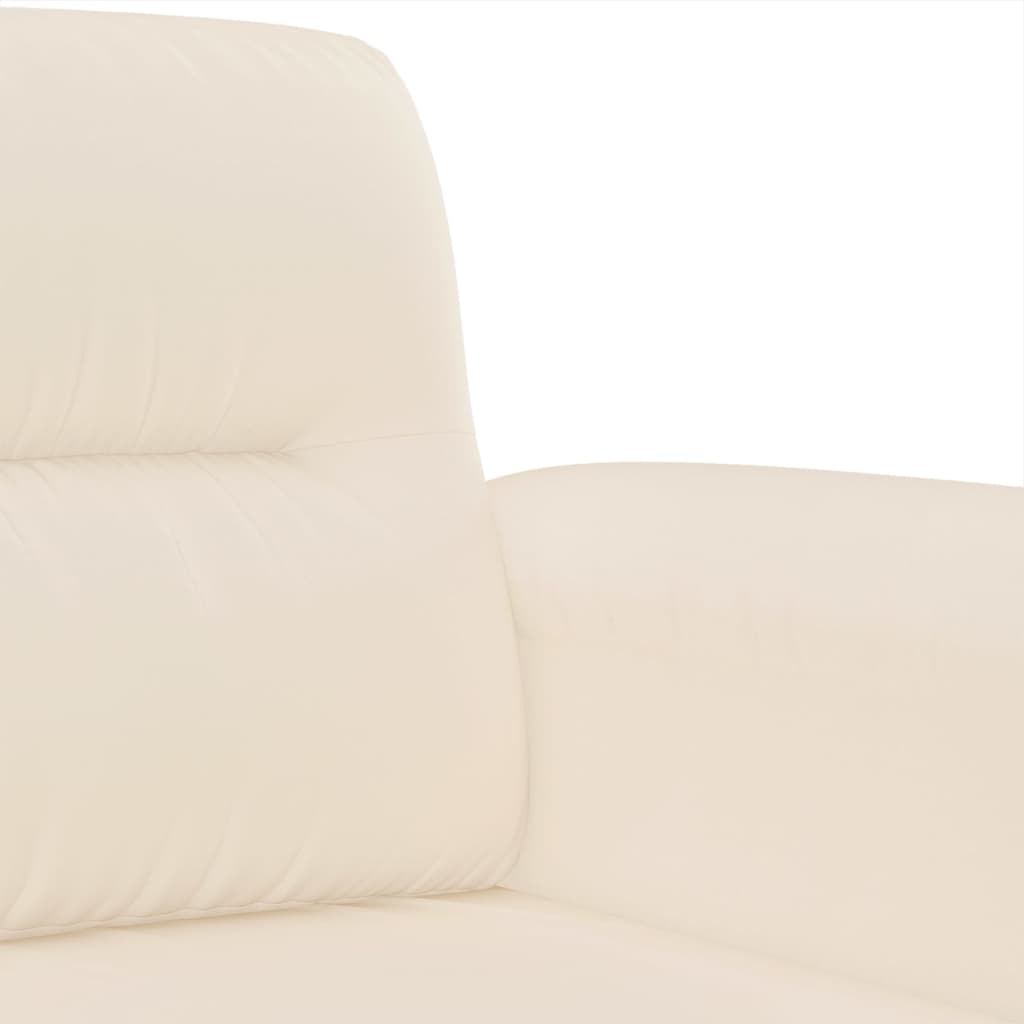 3-delige Loungeset met kussens microvezelstof beige is nu te koop bij PeponiXL, paradijselijk wonen!