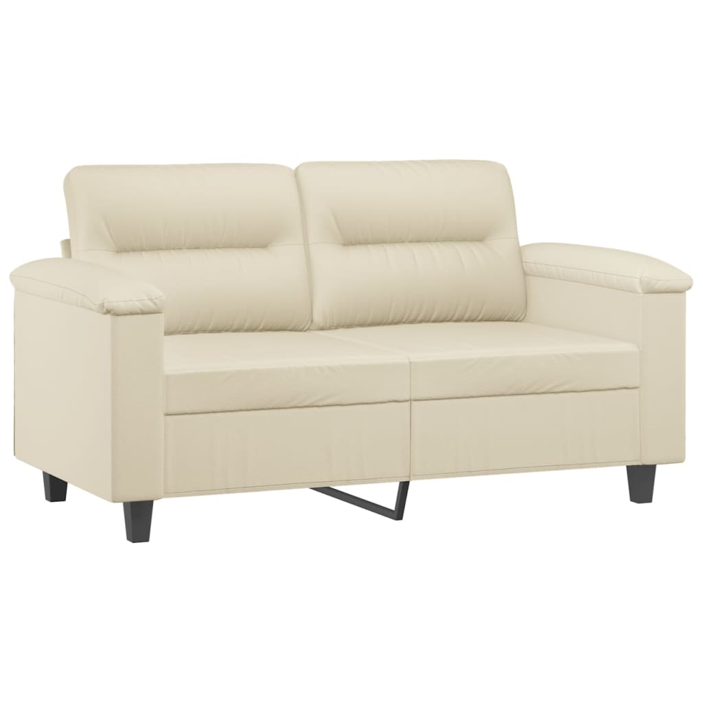 3-delige Loungeset met kussens kunstleer crème is nu te koop bij PeponiXL, paradijselijk wonen!