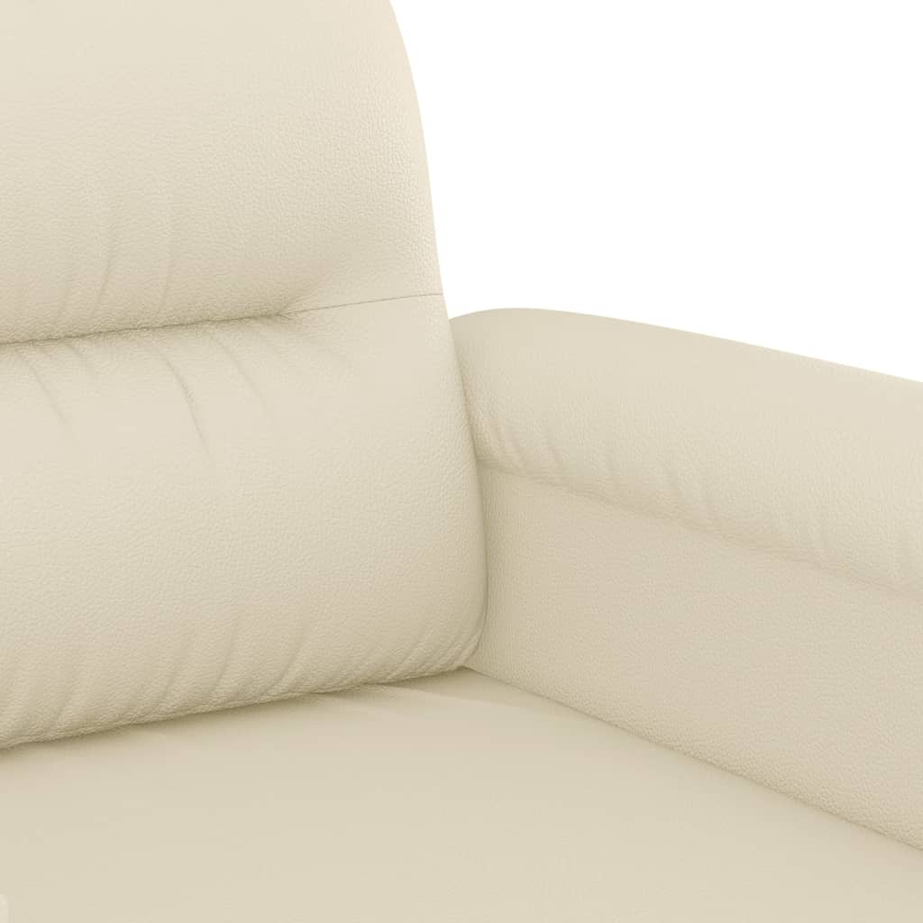 2-delige Loungeset met kussens kunstleer crèmekleurig is nu te koop bij PeponiXL, paradijselijk wonen!