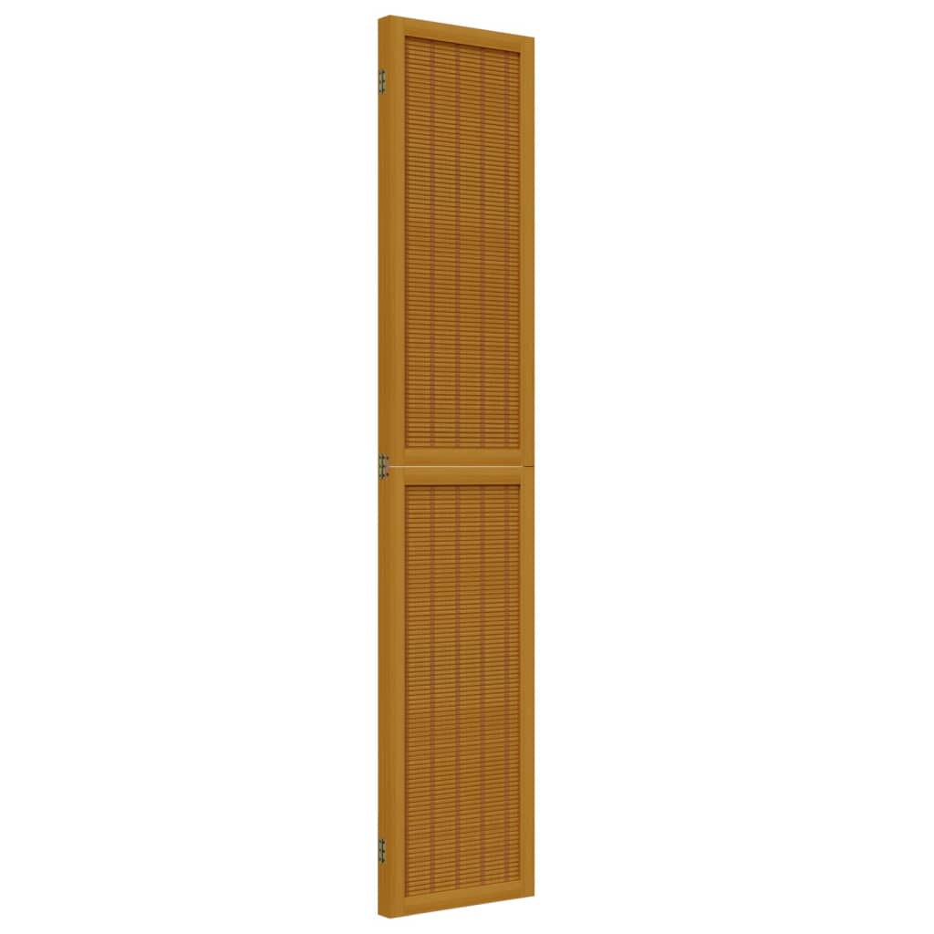 Kamerscherm met 3 panelen massief paulowniahout bruin is nu te koop bij PeponiXL, paradijselijk wonen!