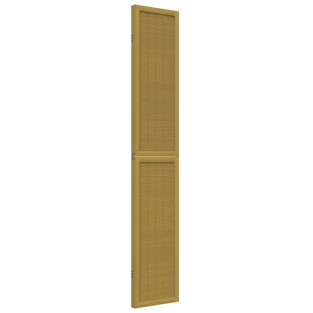 Kamerscherm met 3 panelen massief paulowniahout bruin is nu te koop bij PeponiXL, paradijselijk wonen!