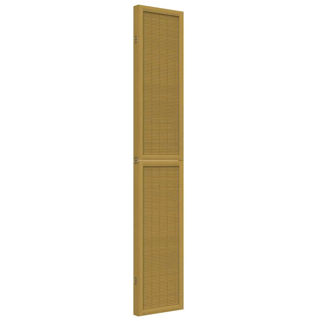 Kamerscherm met 4 panelen massief paulowniahout bruin is nu te koop bij PeponiXL, paradijselijk wonen!